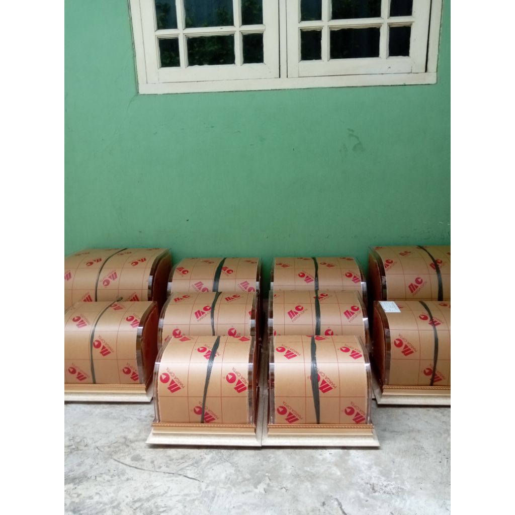 Hantaran seserahan akrilik lengkung oval 1 sisi ( ECER)