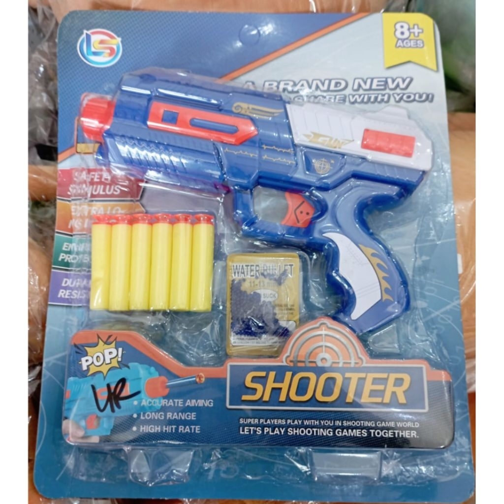 Mainan Anak Sniper Ultrasonic Peluru Karet Busa Mainan Senapan Tembak Tembakan Pistol