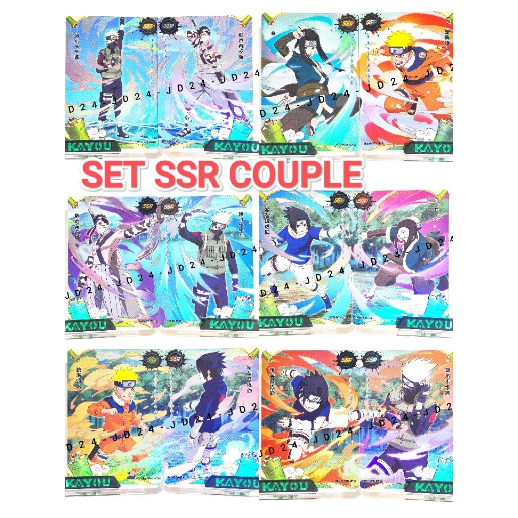 SET SSR COUPLE NARUTO KAYOU ORIGINAL