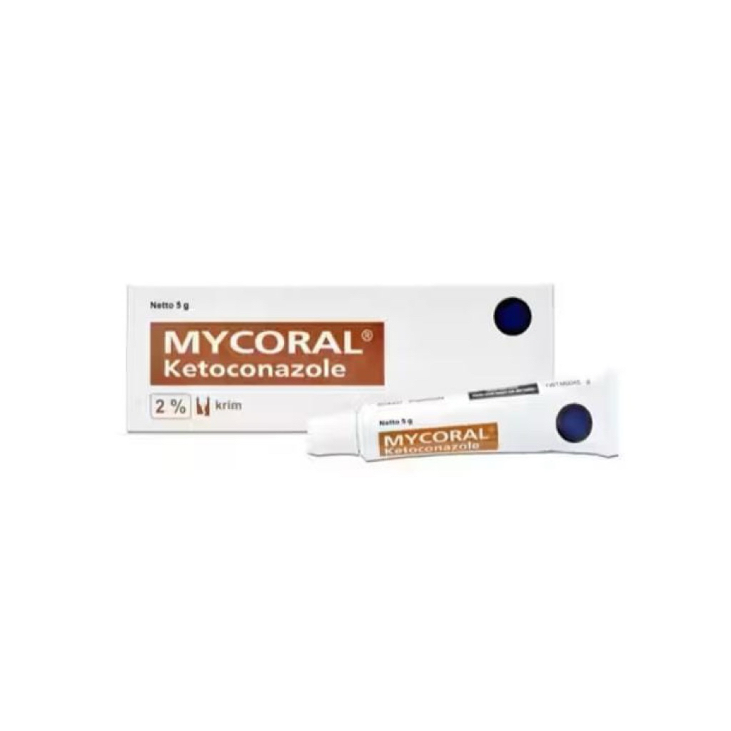 Mycoral Ketoconazole Krim- Cream Salep Obat Gatal Jamur Panu Kadas Kurap