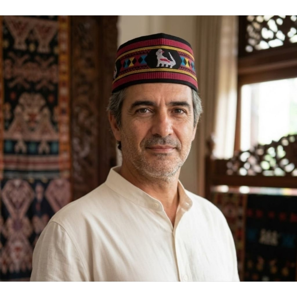 Peci / songkok tenun Manggarai, Flores, NTT