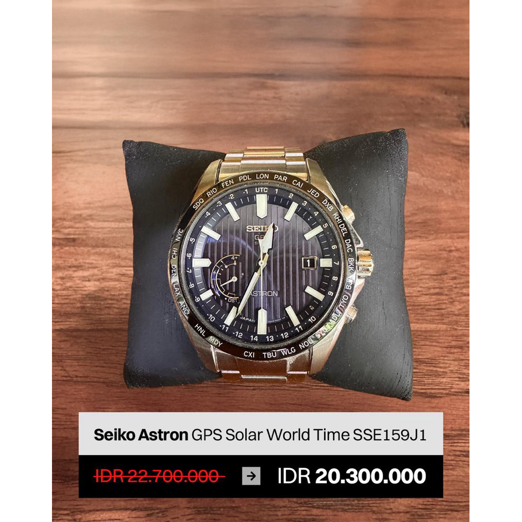 Seiko Astron GPS Solar Big Date SSE159J1