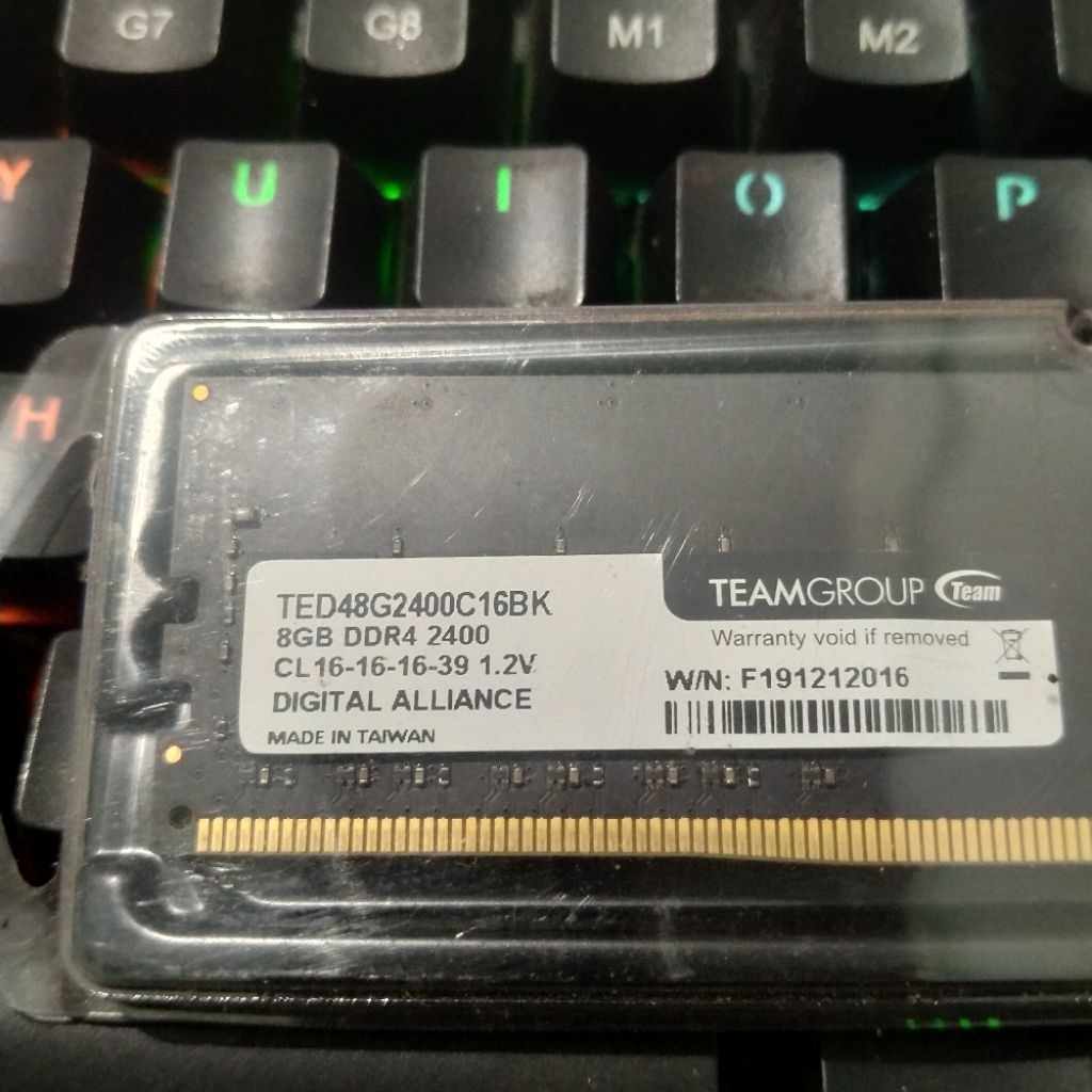 Ram 8GB ddr4 2400MT/s Team Group