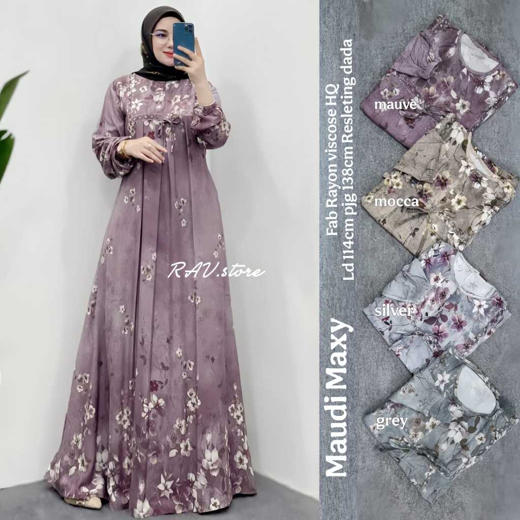 Gamis Lebaran Wanita Terbaru 2026 Baju Pengajian Ibu Pernikahan Set Gamiss Hijab Dres Brokat Muslima