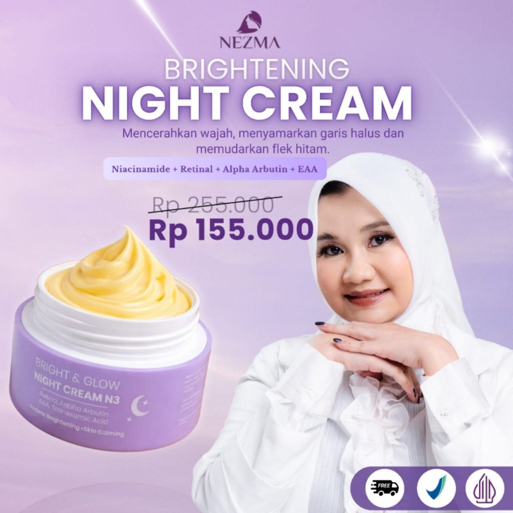 Cream mlm brightening nezma by rmc