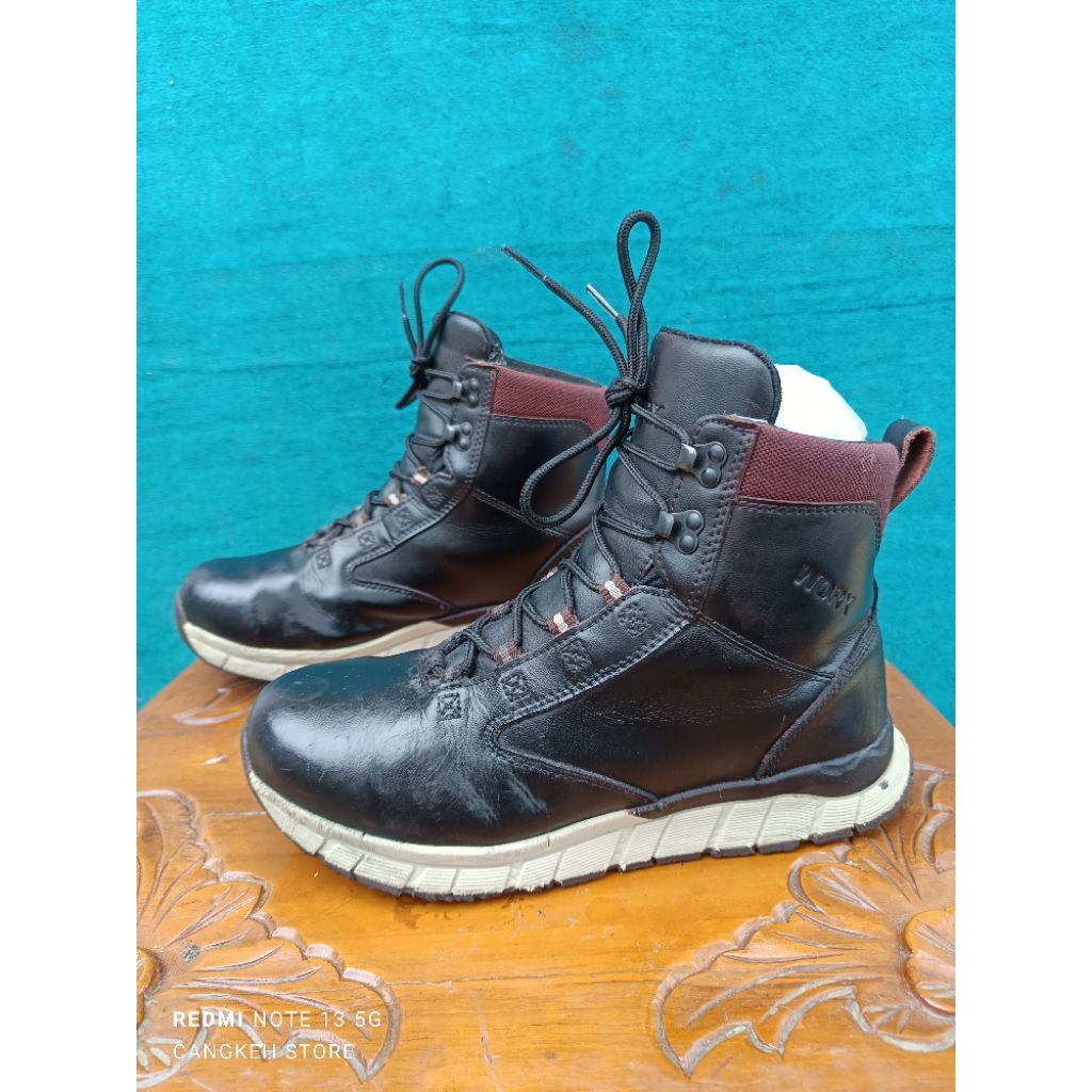 Work by redwings safety size 40 insole 25 cm sepatu safety, sepatu ujung besi, sepatu proyek, sepatu
