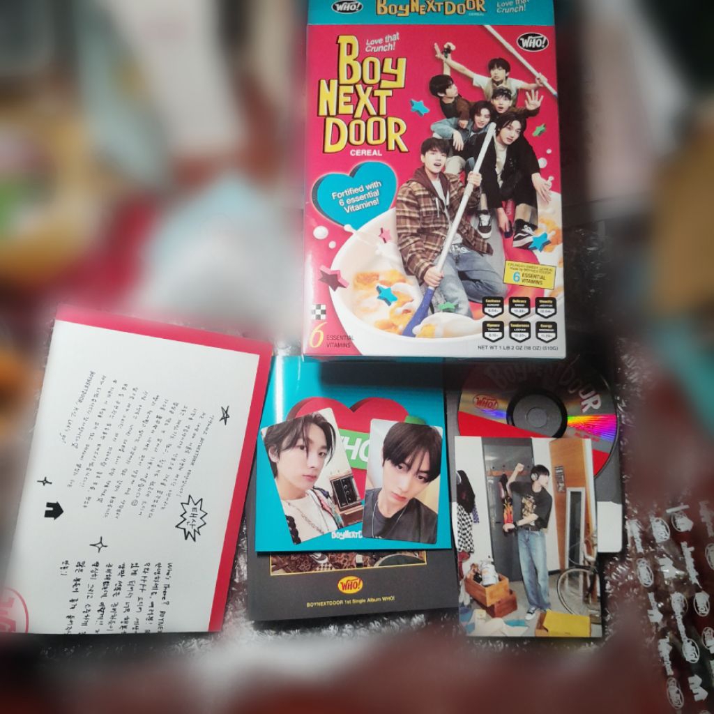 UNSEALED ALBUM BOYNEXTDOOR WHO CRUNCH VER.