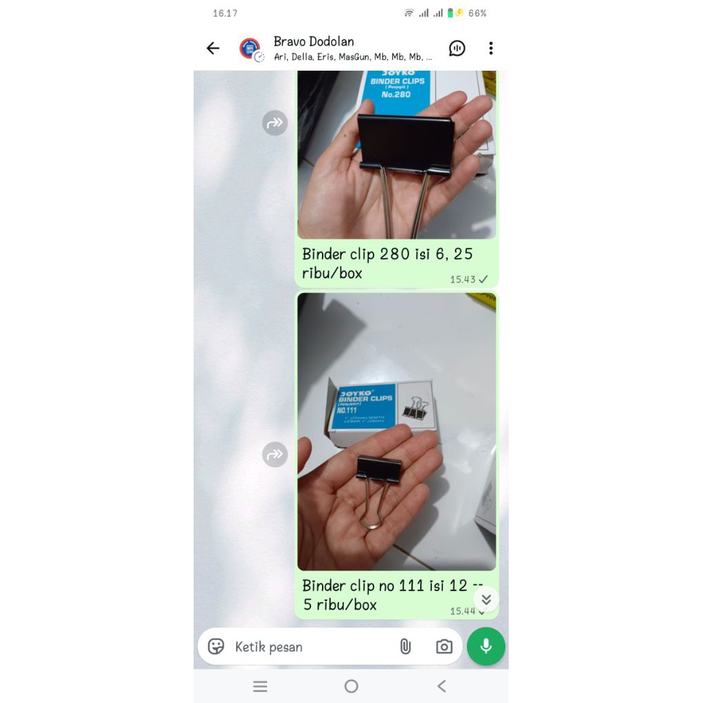 Binder Clip / Binder Klip Joyko No. 111