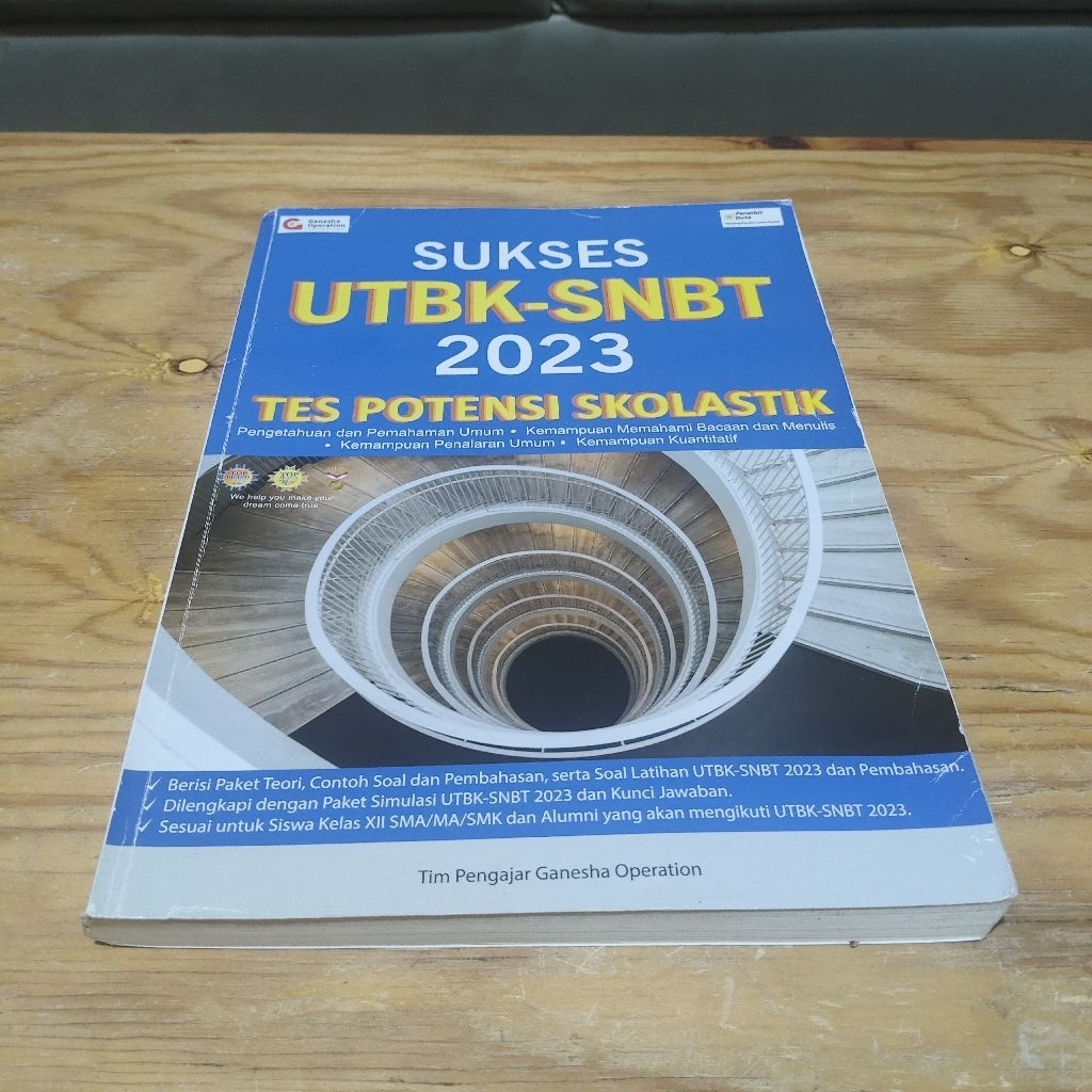 Buku Sukses UTBK SNBT 2023 Tes Potensik Skolastik