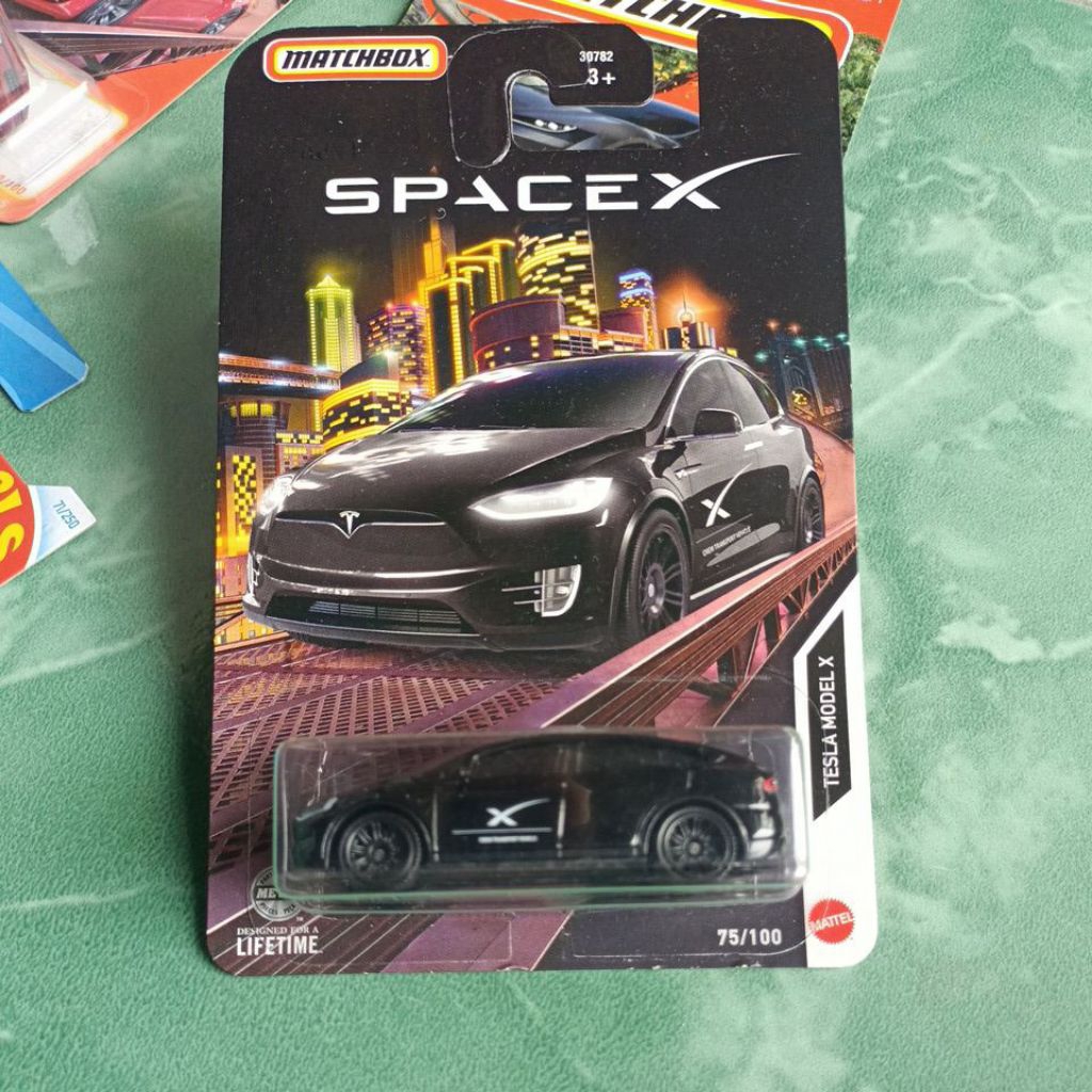 Tesla Model X Spacex 3 Hot Wheels Reguler