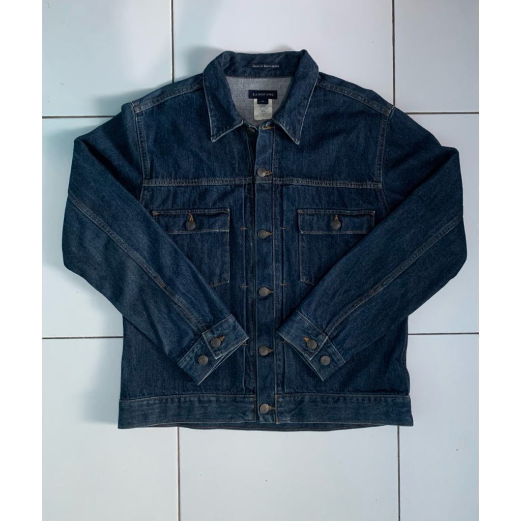 Lands End denim jacket type 2