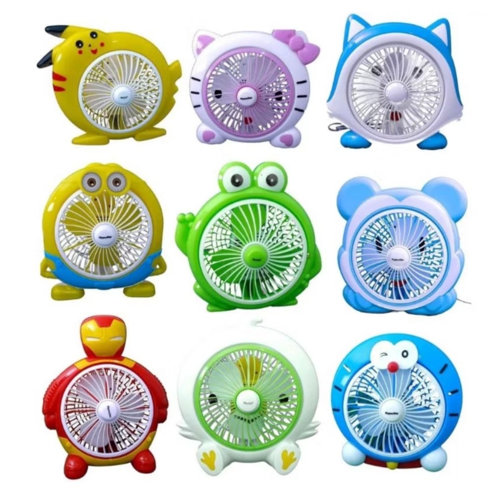 YASAKA Kipas Angin Meja Karakter Kipas Angin Desk Fan Karakter