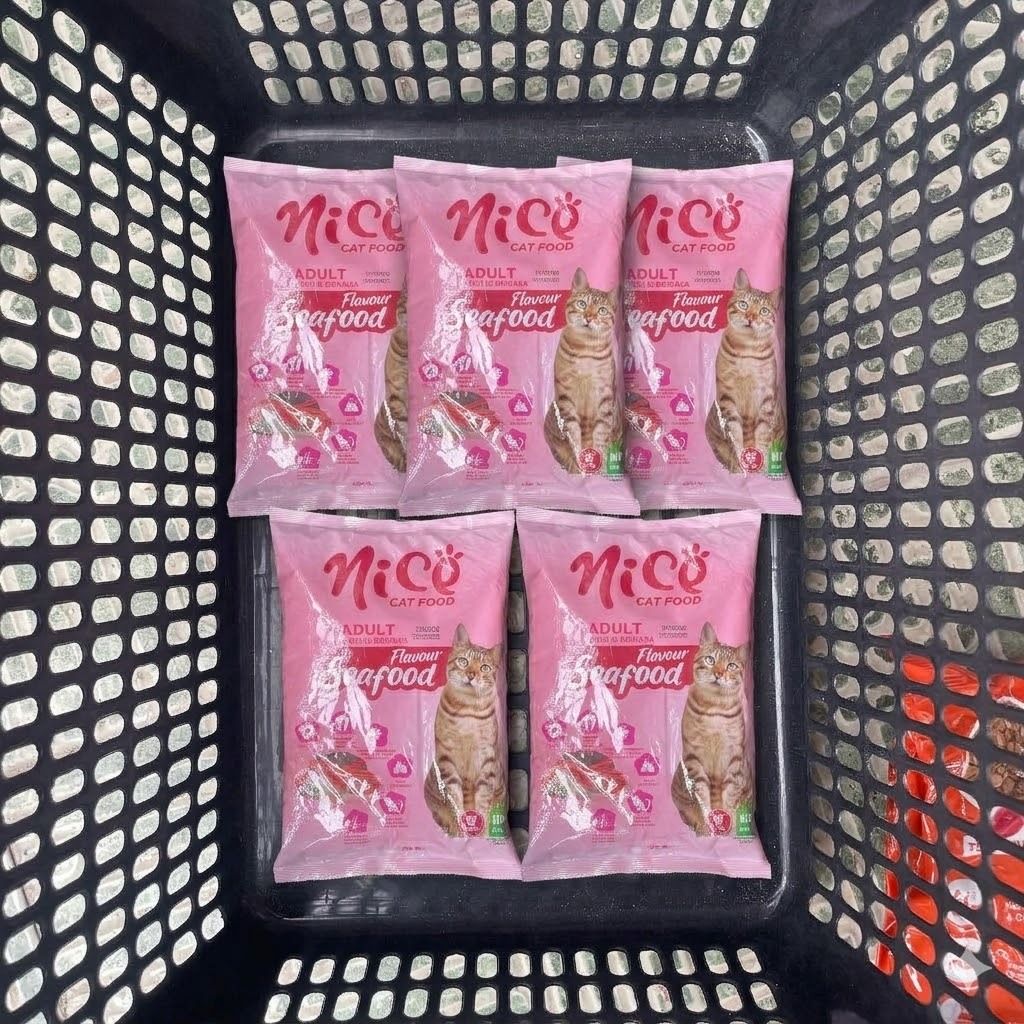 NICE FRESHPACK 800GRM _ MAKANAN KUCING _ PAKET 10 PACK _ 8KG