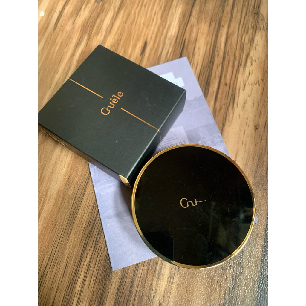 Preloved cushion guele brune