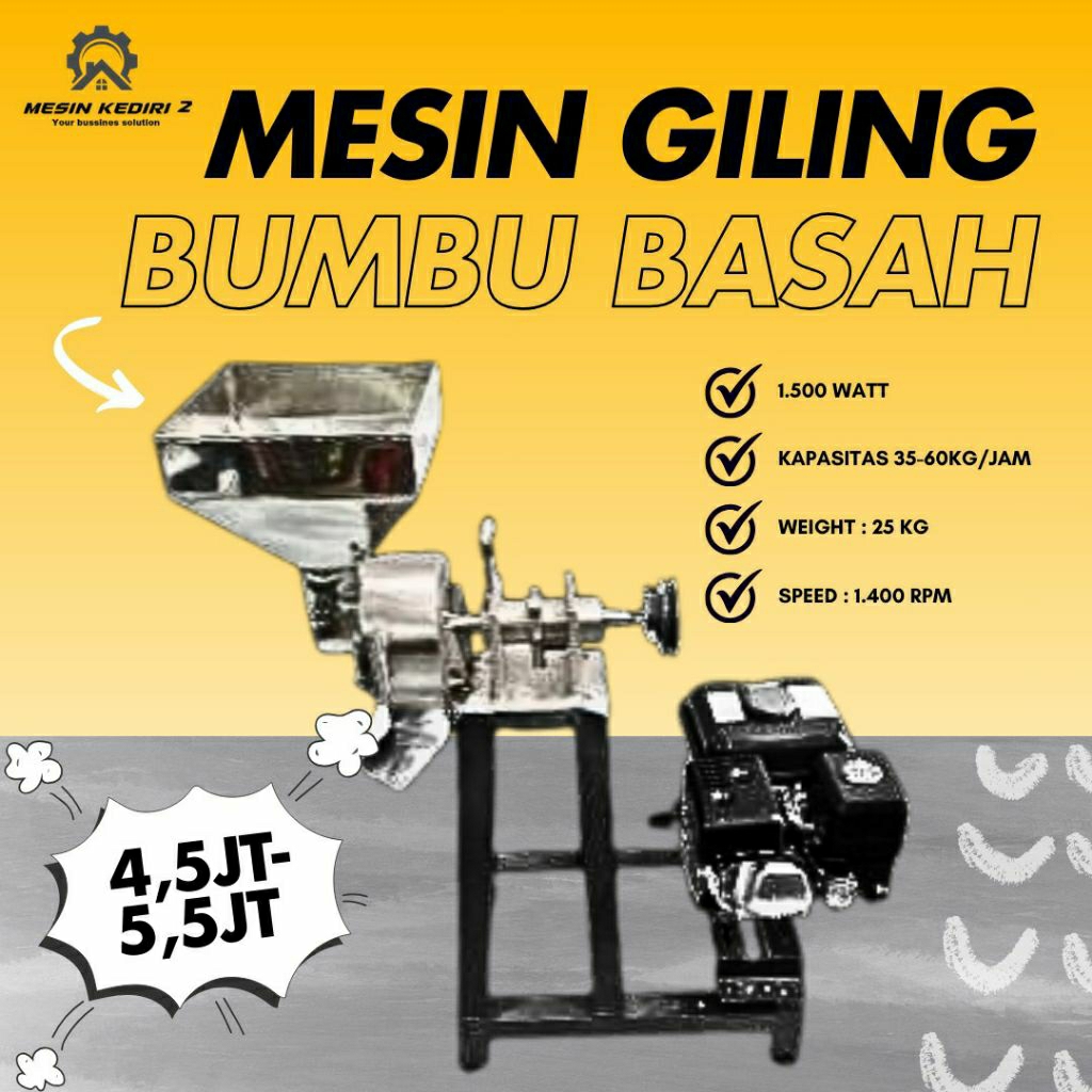 mesin giling bumbu basah