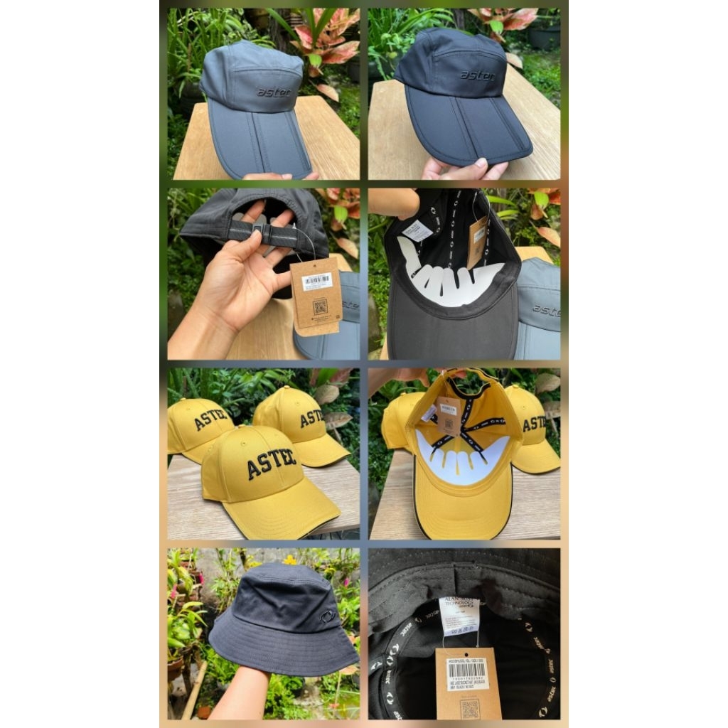 Topi Astec -ASC LAGE BUCKET HAT BLACK ORIGINAL SALE SPORT STATION