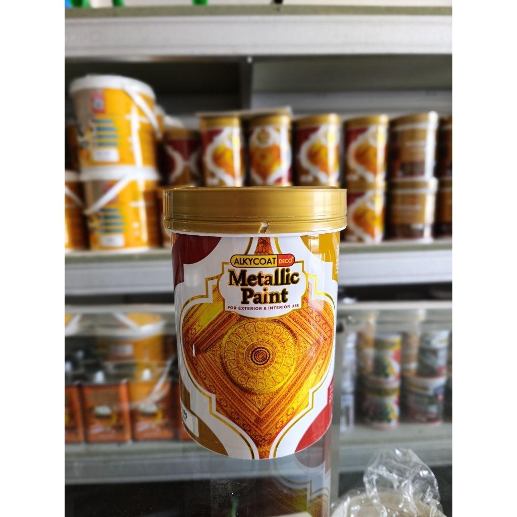 Alkycoat Metallic Paint / Cat Kayu Metalik / Cat Logam Metalik / Cat Metalik 800gr