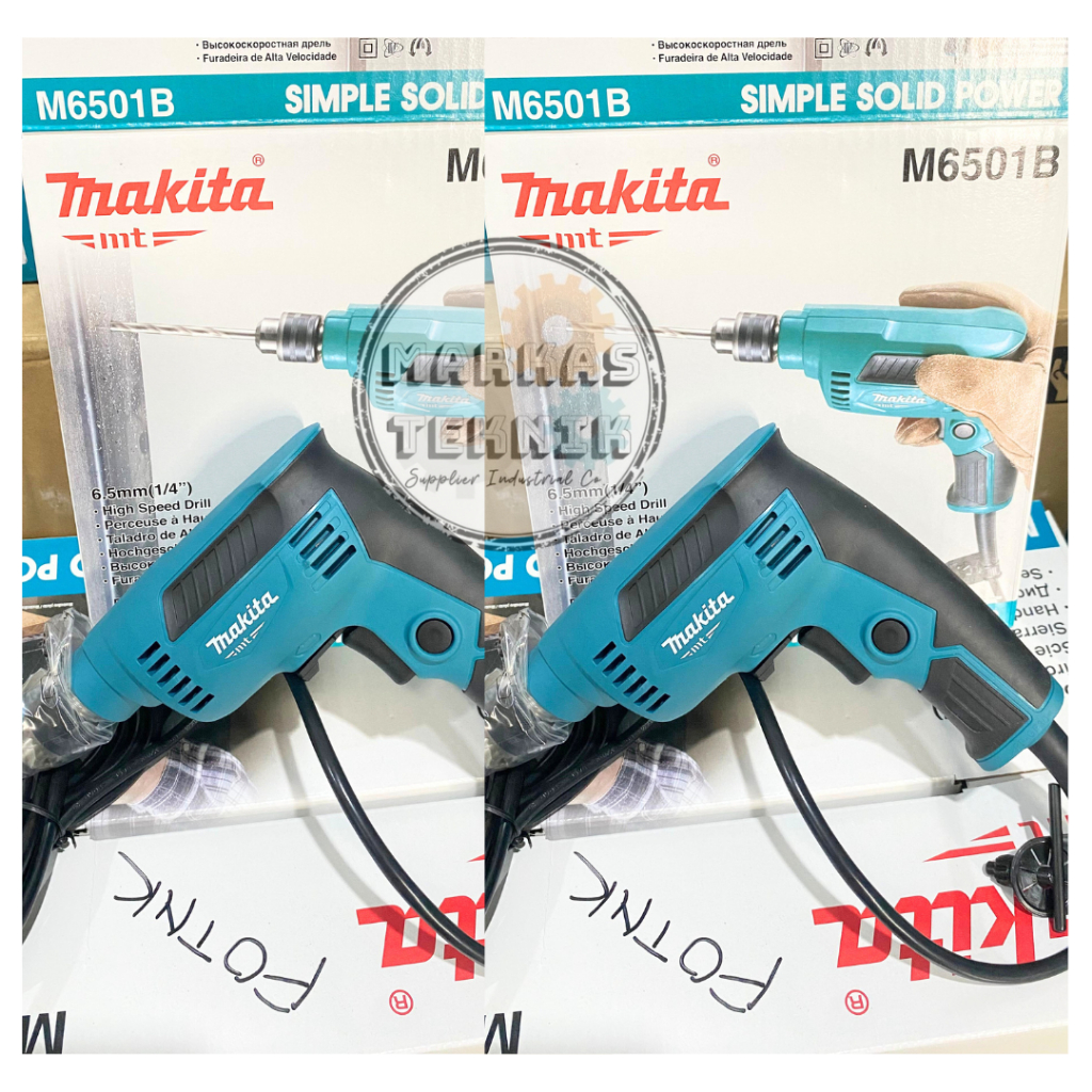 MAKITA M 6501 B Mesin Bor Tangan 6.5mm MAKITA M6501B / Mesin Bor Listrik MAKITA M6501B