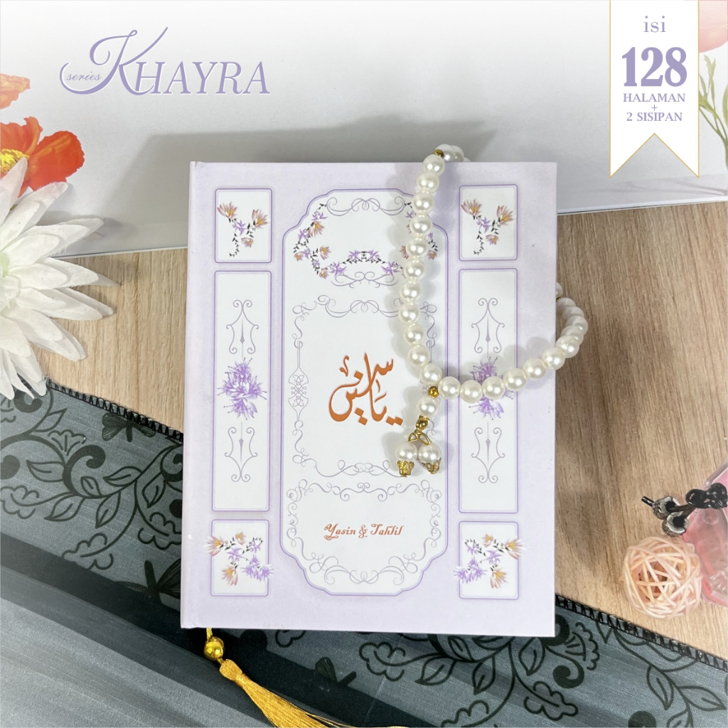 Cetak Buku Yasin dan Tahlil Hardcover custom lengkap Foto Almarhum KHAYRA 4