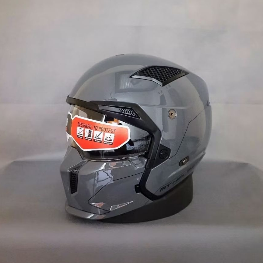 MT HELMET STREETFIGHTER SV GREY ORIGINAL