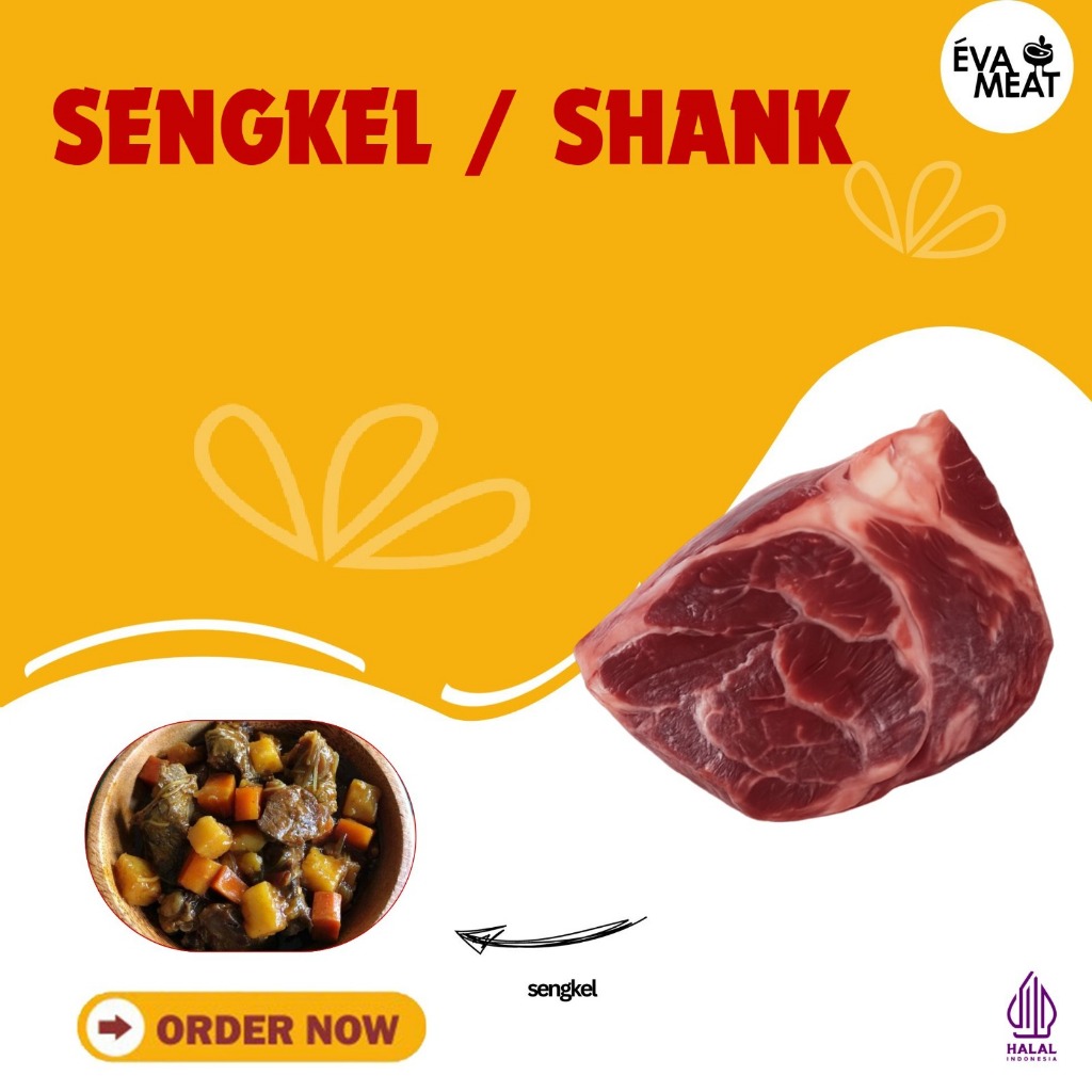 Sengkel daging sapi - sengkel - shank - shank beef - daging sengkel