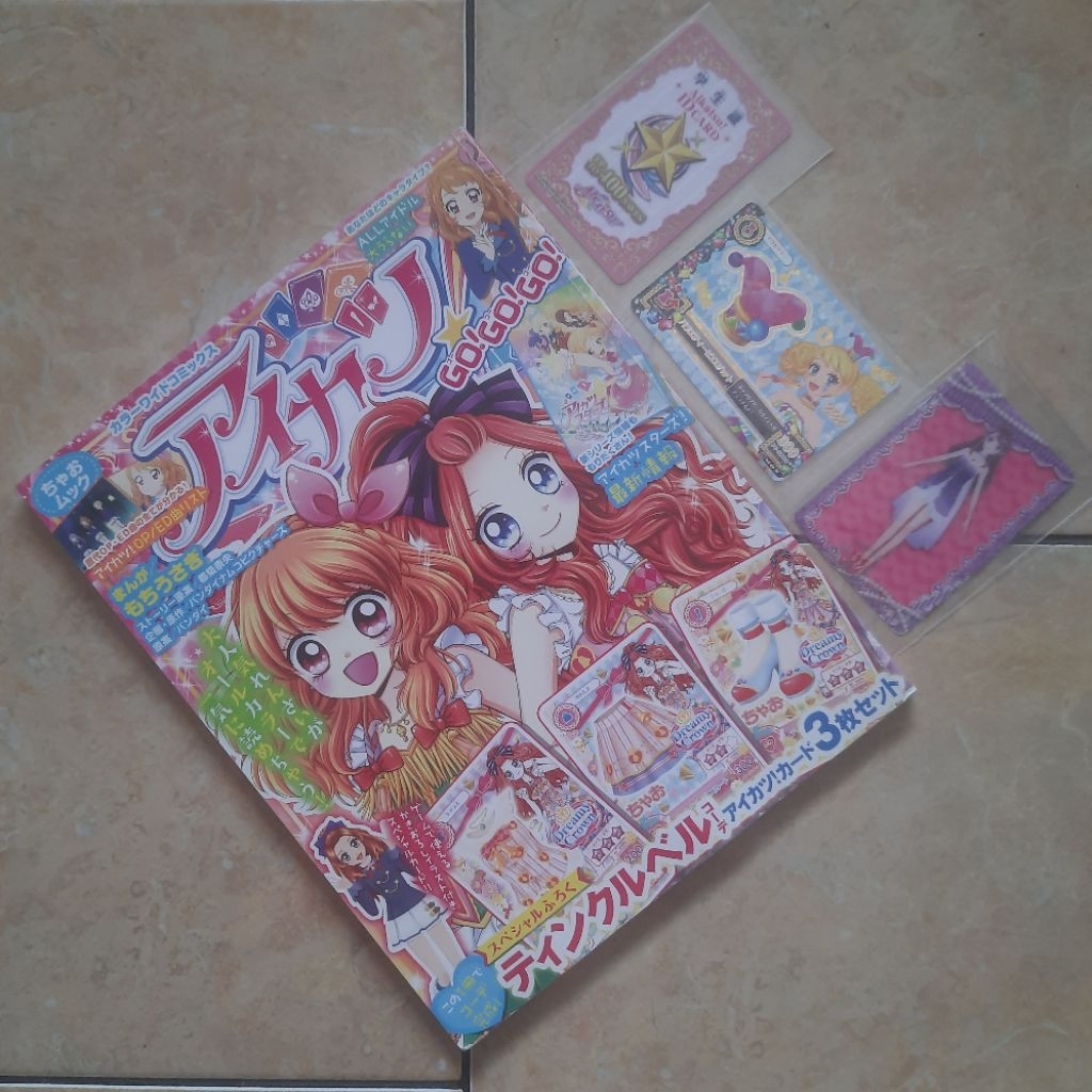Komik Color Wide Comics Aikatsu Go Go Go + 3 Kartu Bahasa Jepang Full Color Original