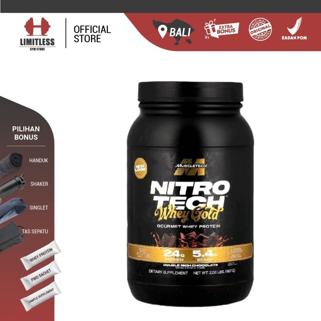 MUSCLETECH Nitrotech Whey Gold 2lb Whey
Protein