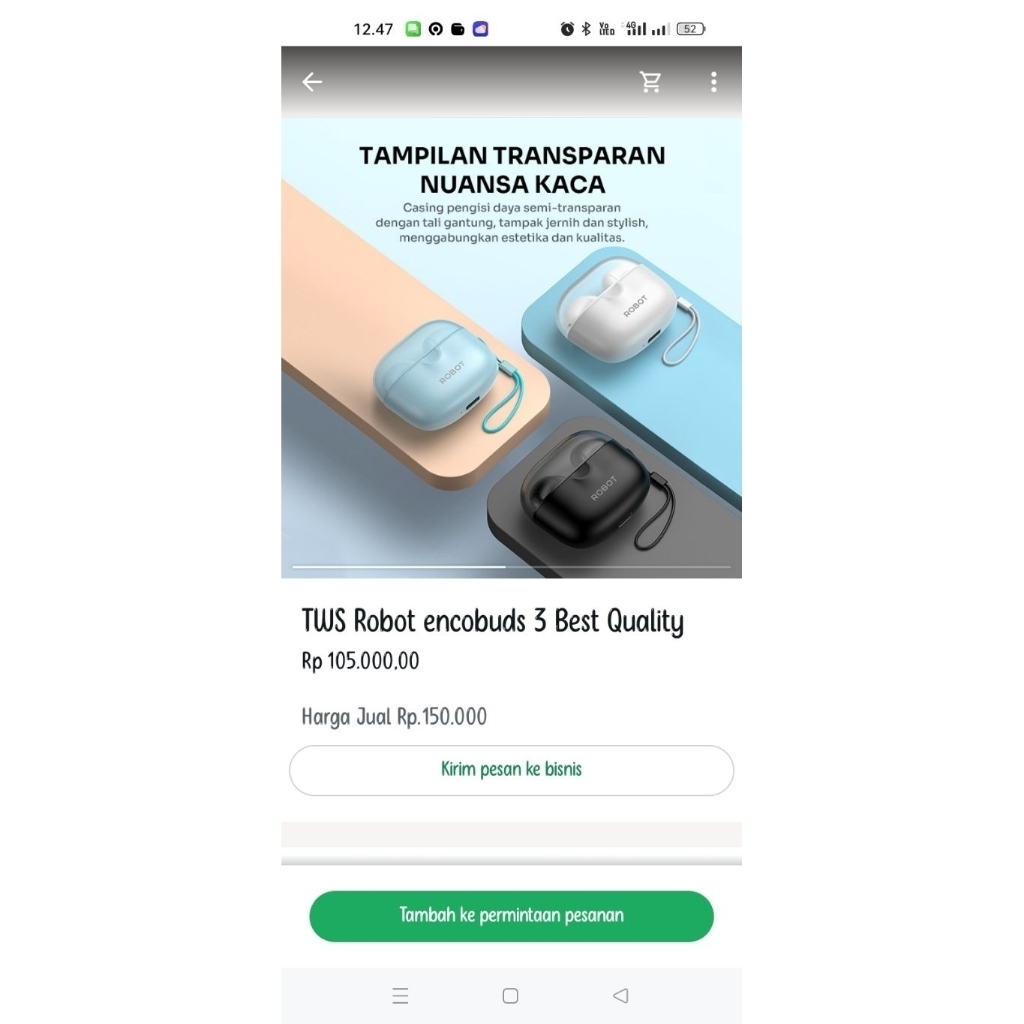 TWS EARBUDS ROBOT