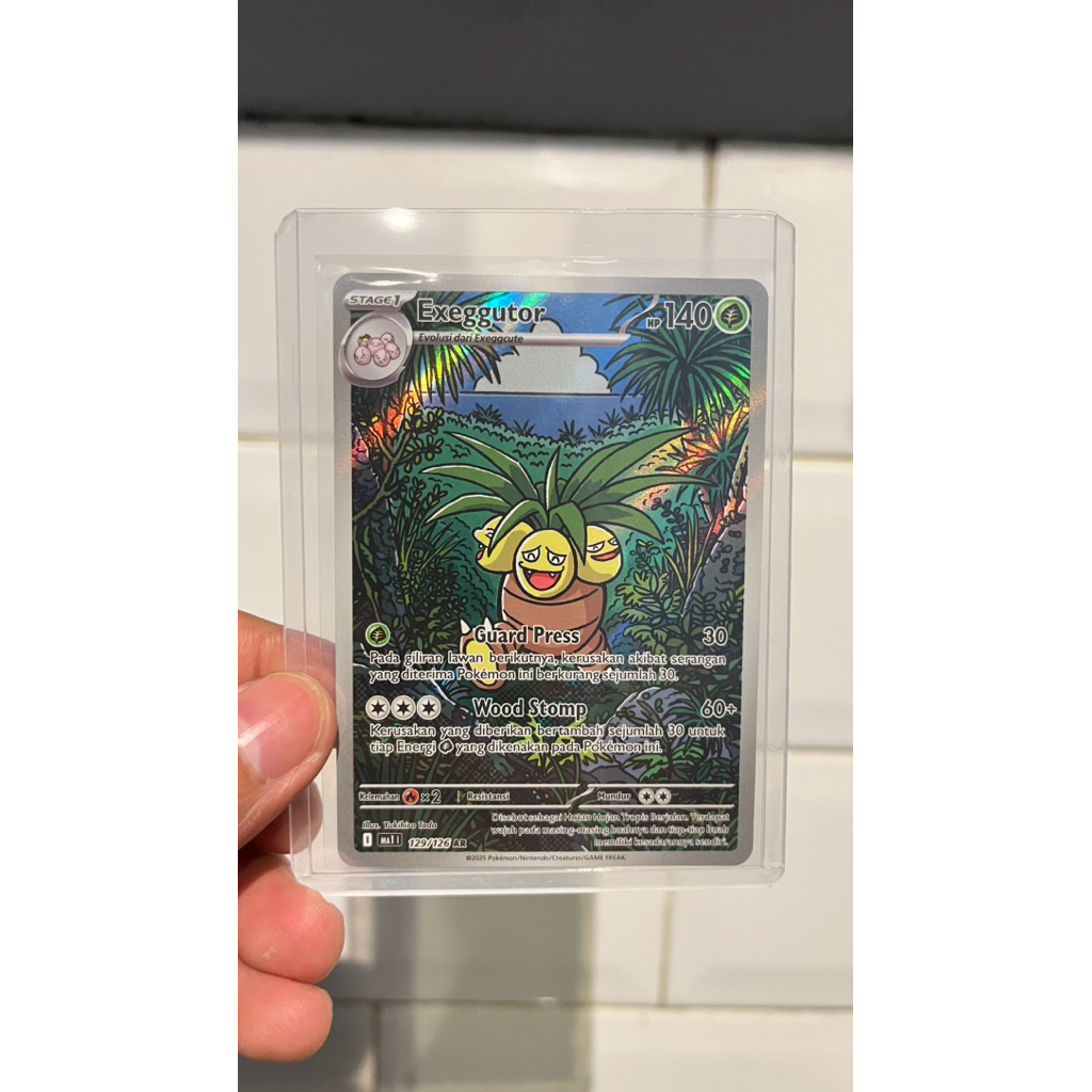 Kartu Pokemon Exeggutor AR | Pokemon Evolusi Mega Impian EX