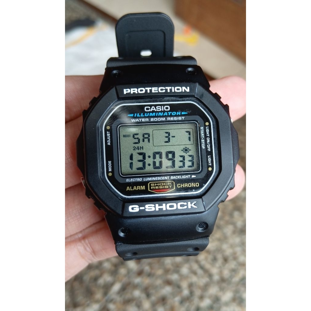 Casio G-Shock DW-5600E Iluminator Second/Bekas/Preloved