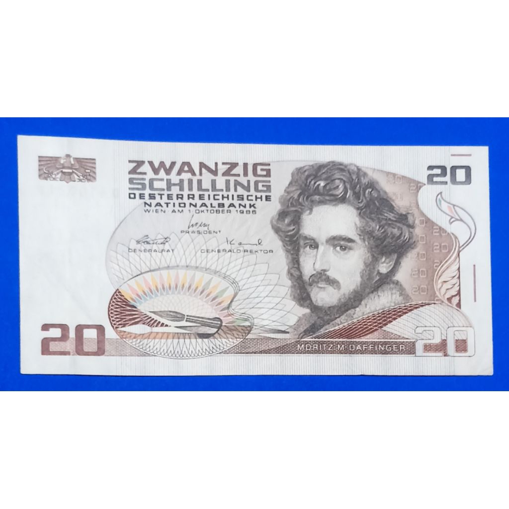 uang kertas austria 2O Schilling