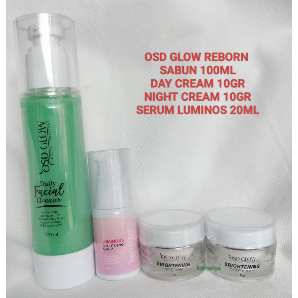 PAKET SKINCARE REBORN OSD GLOW OLLA SKIN DAILY