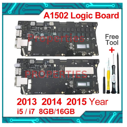 Motherboard MacBook Pro A1502 tahun 2013 2014 2015 i7 i5 Ram 16GB ORI