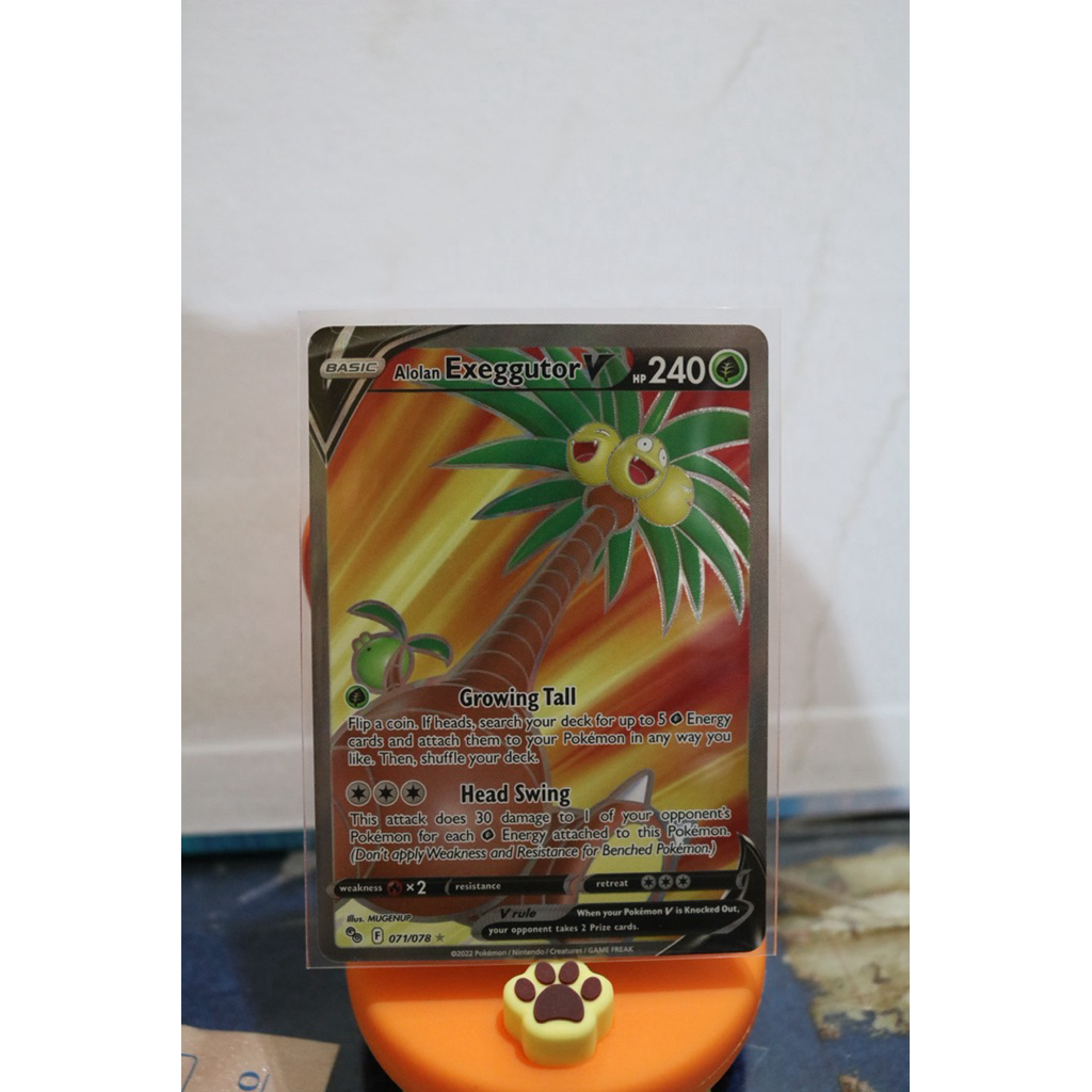 KARTU POKEMON CARD Alolan Exeggutor V