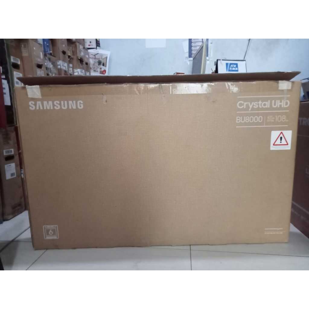 SAMSUNG 43IN SMART TV 4K BODY SLIM BANGET LENGKAP NO MINUS SIAP PAKAI