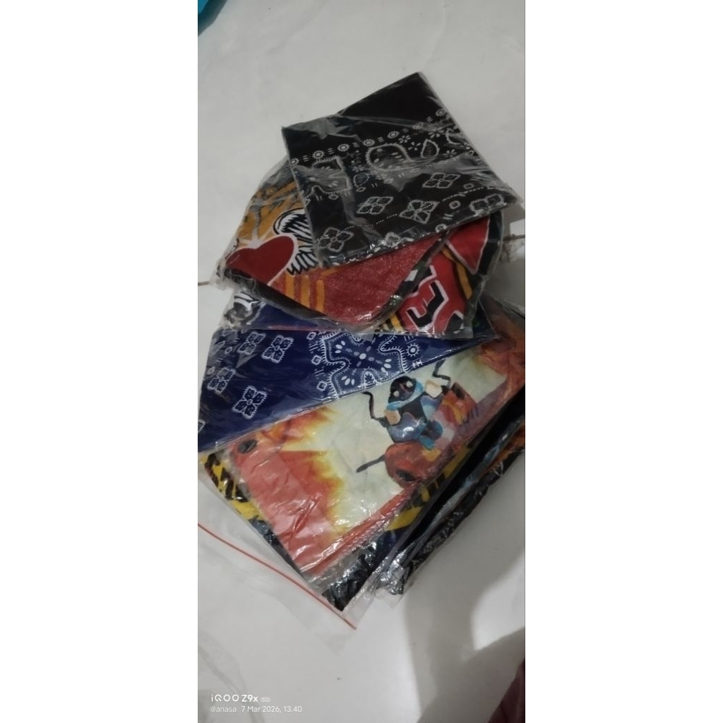 slayer bandana motiv acak motor