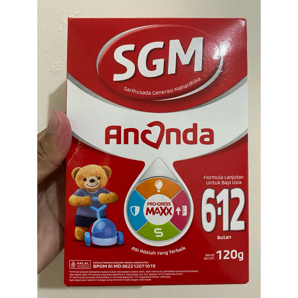 Susu Formula SGM Ananda 6-12 Bulan 120g - Nutrisi Komplit untuk Si Kecil