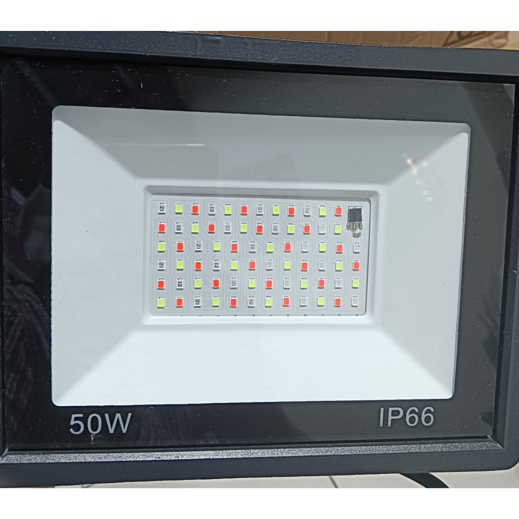 LAMPU SOROT RGB 50WATT 100 WATT LAMPU TEMBAK WARNA WARNI LED