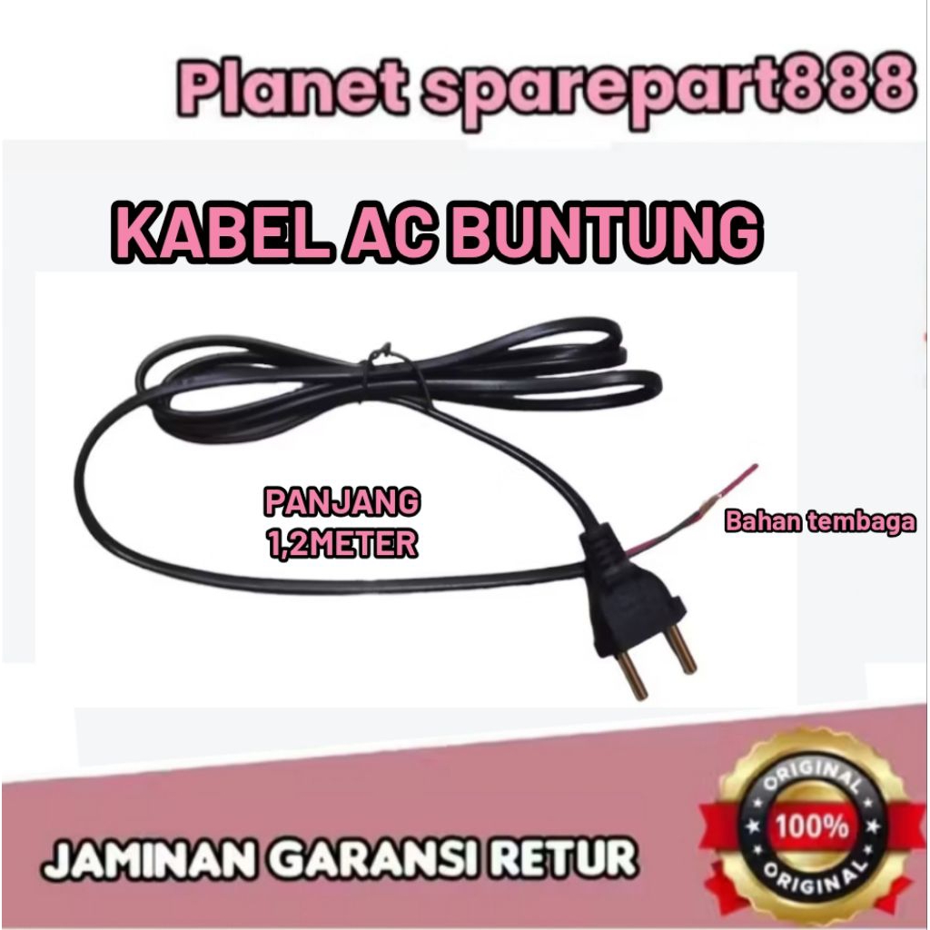 kabel buntung serabut tembaga, kabel ac buntung