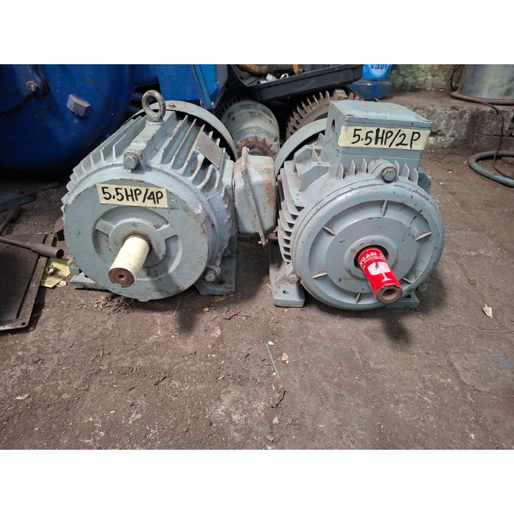 dinamo penggerak 5 hp rpm1400/2800 3 phase