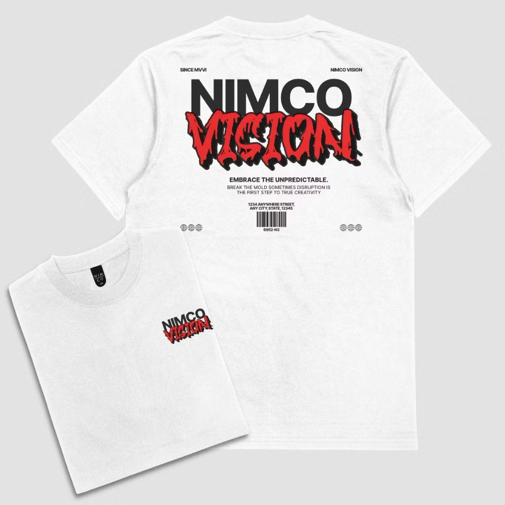 T-shirt NIMCO VISION WHITE