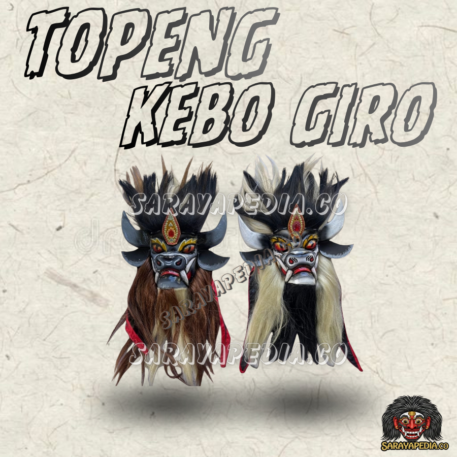 Topeng Kebo Giro Premium Topeng Pentas SRY