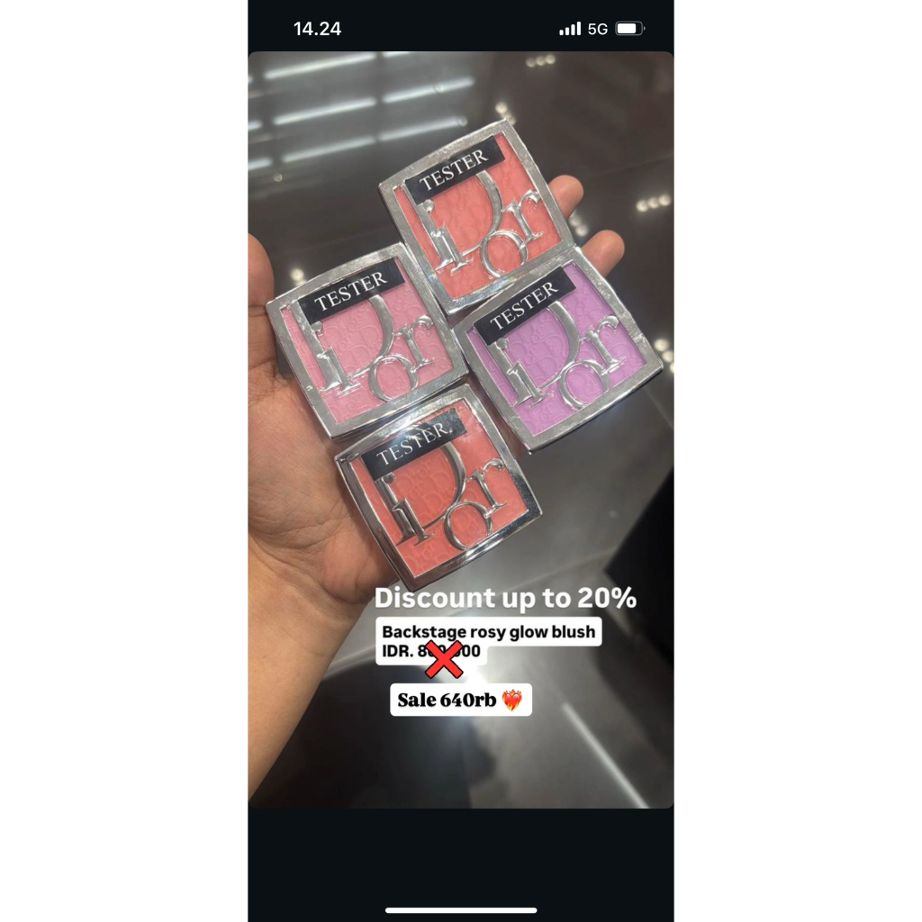 Jastip Blush on dior shade 01