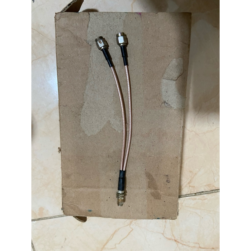pigtail mr6400 dual sma male dan konektor sma female to dual sma male