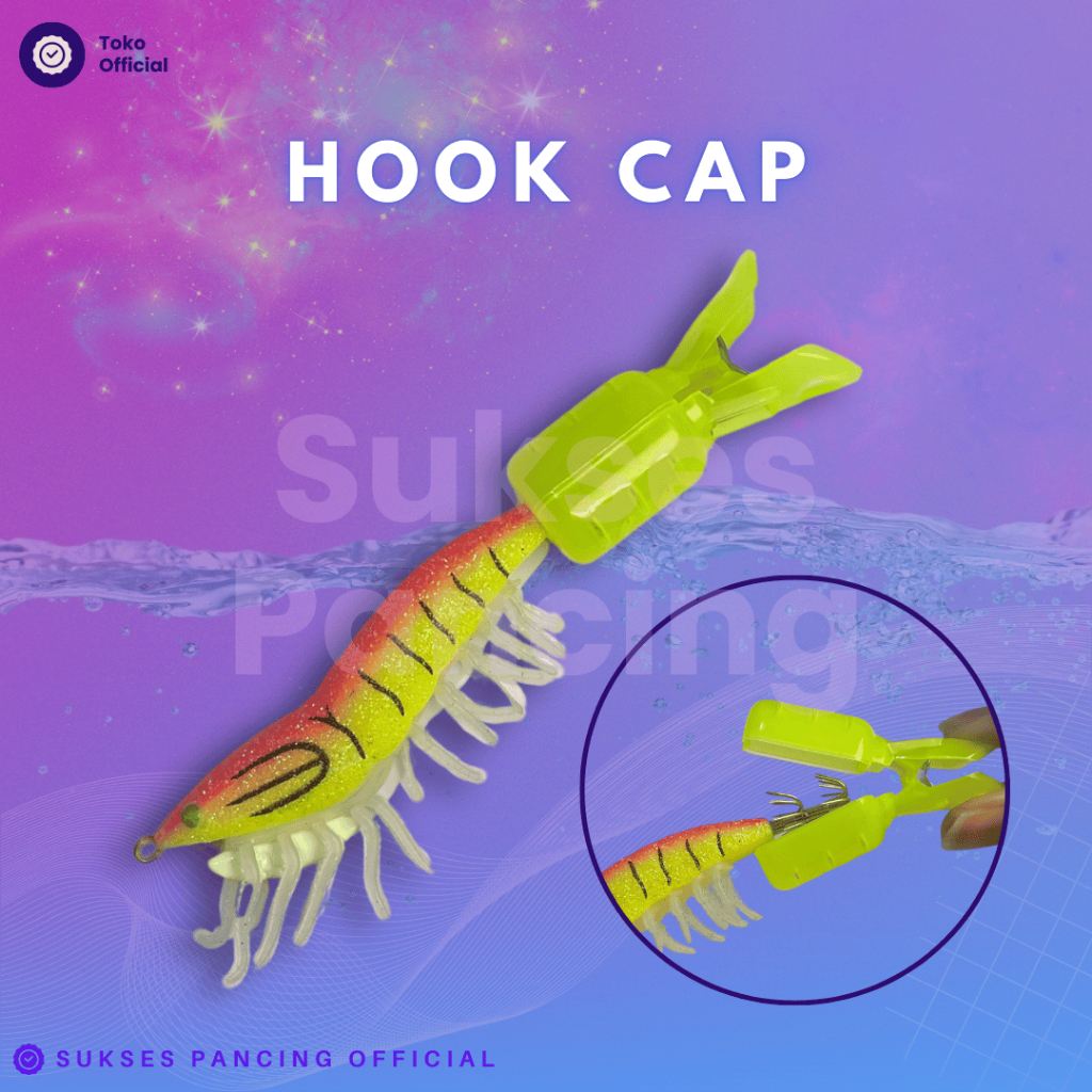 Egi Hook Cap Gantungan Tas Umpan Penutup Mata Kail Squid Jig / Egi Hook Protector TZURY