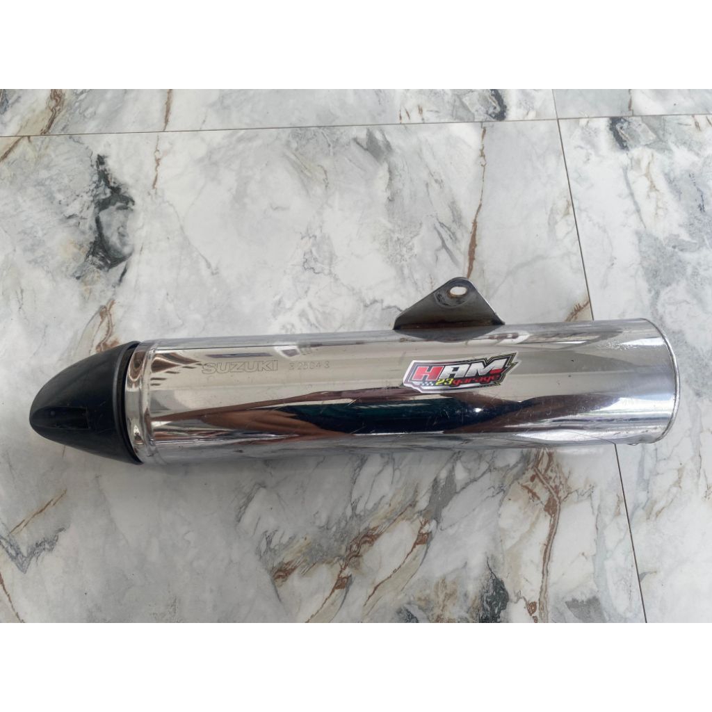 TABUNG KNALPOT SATRIA FU ORIGINAL COPOTAN