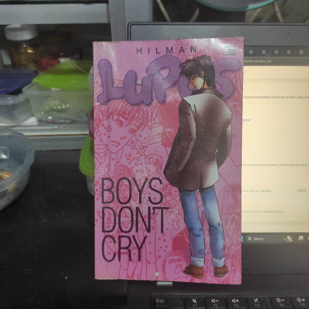 Novel Serba 15 Ribu - Novel Lupus: Boys Don't Cry - Hilman - Novel Original Preloved
