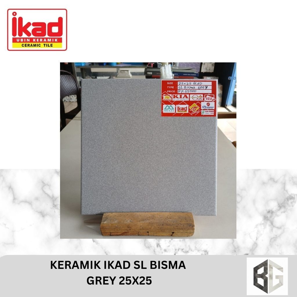 KERAMIK IKAD SL BISMA GREY 25x25 Ikad Ceramics