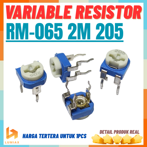 2 Mega Ohm Trimpot Variable Resistor RM065 2M VR RM-065 2Mega Ohm