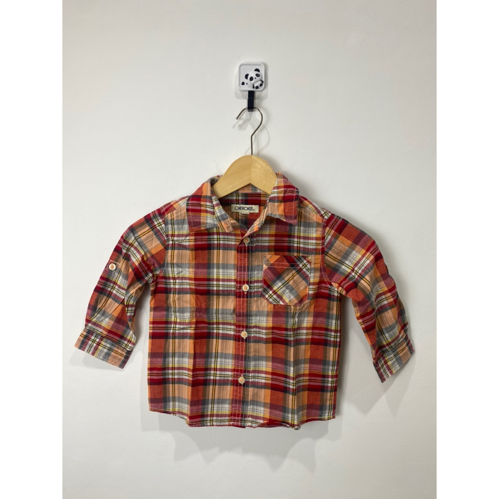 Kemeja kotak anak Cherokee (K081)